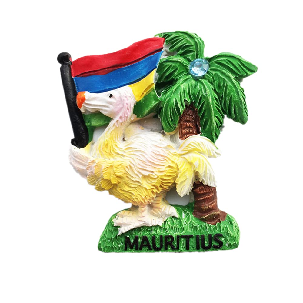3D Mauritius Fridge Magnet Travel Souvenir Gift Resin Craft Collection