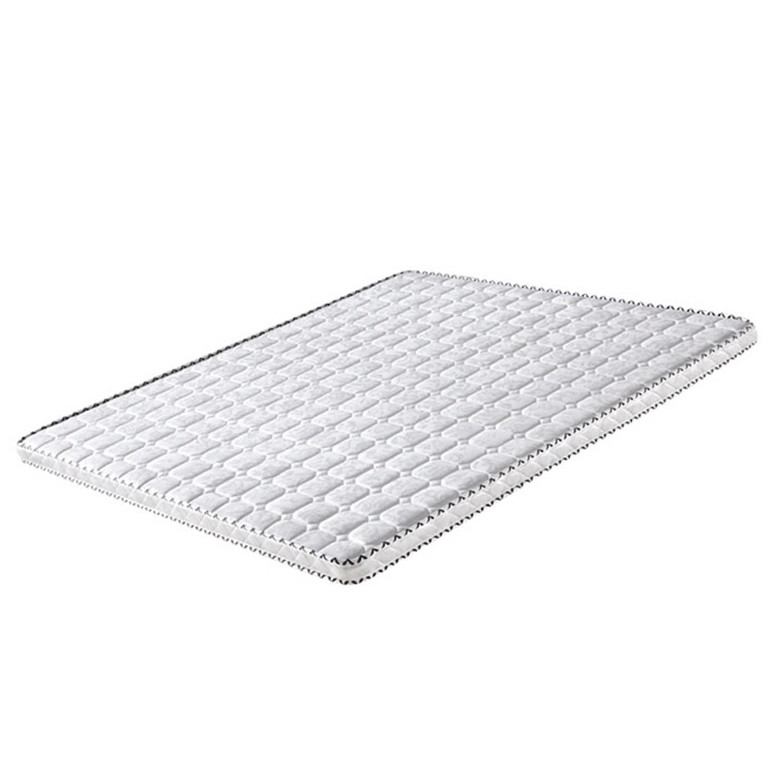 Firm Coir Mattresut Palma kokosowa dwustronna strefowa podpórka odciążenie idealne dla twardych plenerów biała 150 x 200 x 5 cm przyjazna dla środowiska t