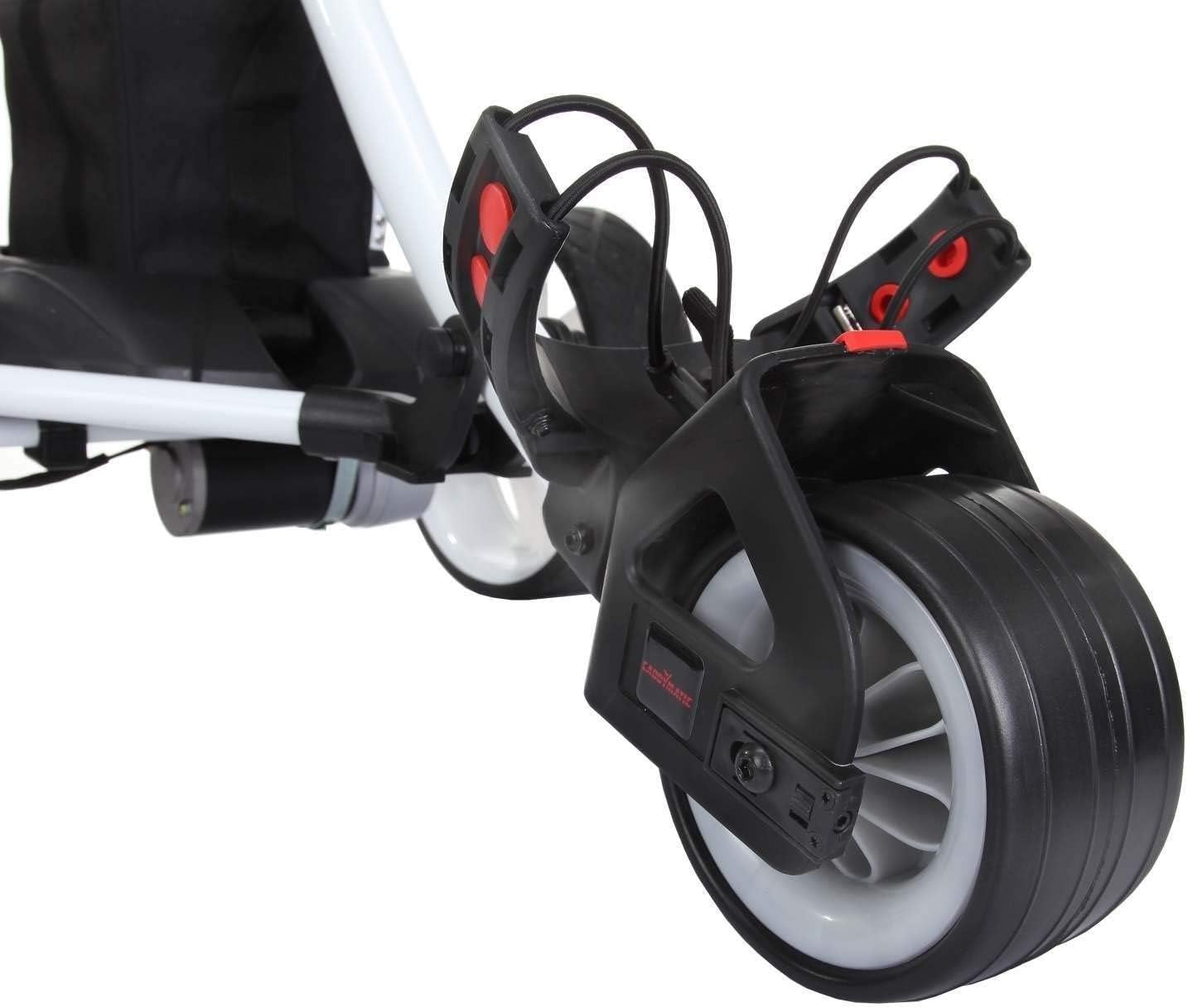 Ultramax Elektrischer Golftrolley mit Blei-Säure-Akku und Ladegerät | Gratis Zubehör | 9-Gang-Steuerung | Automatische Distanz | Leichtes Faltbares Aluminium