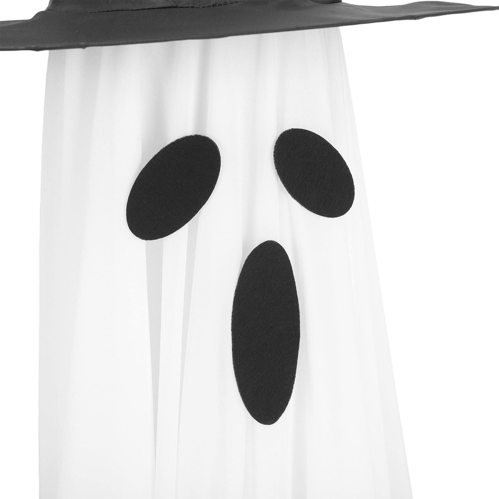 Toyvian Decorazione Halloween da Esterno Fantasma Spaventoso e PVC Altezza 165cm Supporto a Colonna per Giardino e Veranda Facile da Montare e Interattiva