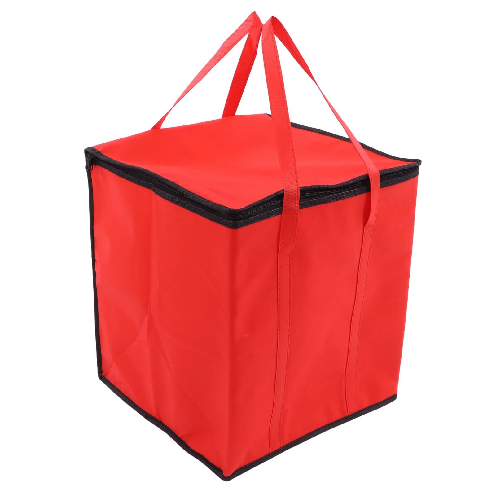Insulated Bag, Reusable Large Capacity Food Warmer Bag Oil Proof Portable Non Woven Fabric for Delivery (2 inches heightened (40 * 40 * 45CM))