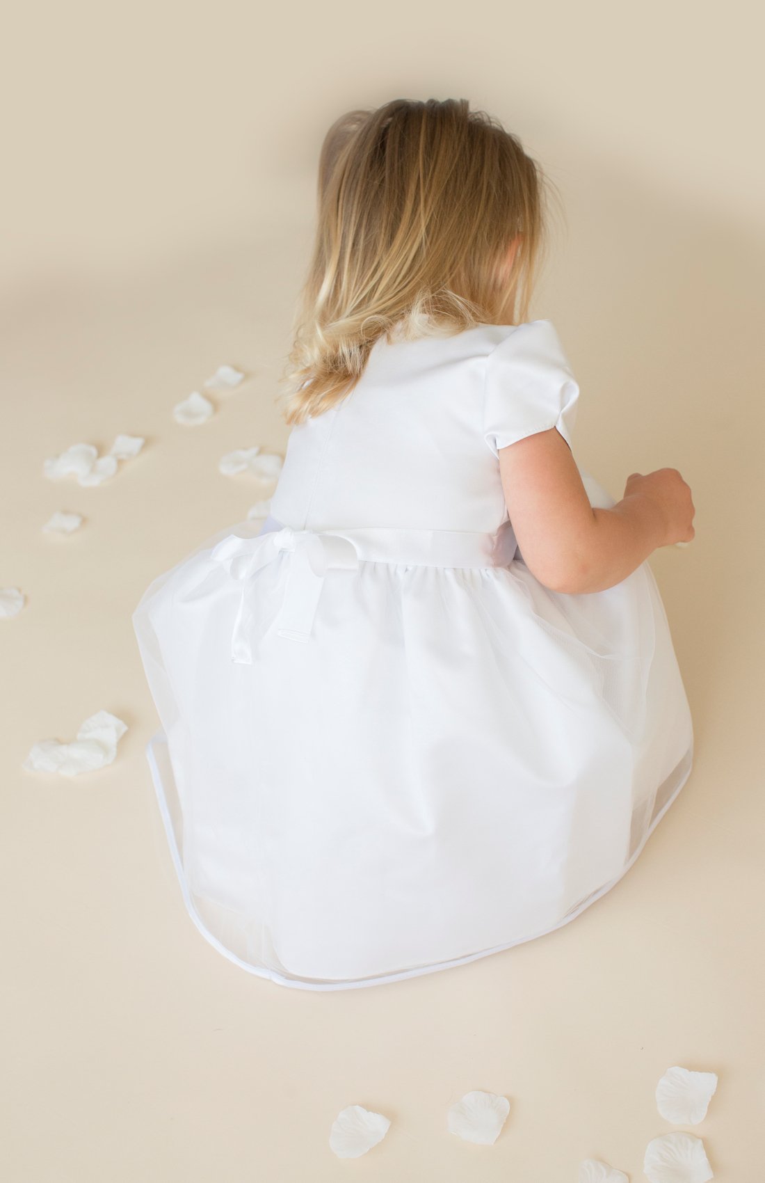 HOBEA-Germany Taufkleid Blumenmädchen Baby Festkleid, Modell: Jana, Größe Kleider:86