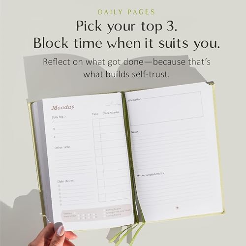 Miniatura 3 de The ADHD Planner para adultos  Diario diario y semanal sin fecha para personas desorganizadas, 90 días  Rastreador de hábitos, registro de emociones