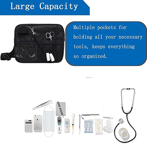 Miniatura 5 de Riñonera para enfermera, cangurera de enfermería para enfermeras, cangurera médica, bolsa organizadora, para enfermera, RN, CNA, NP, PA, EMT,