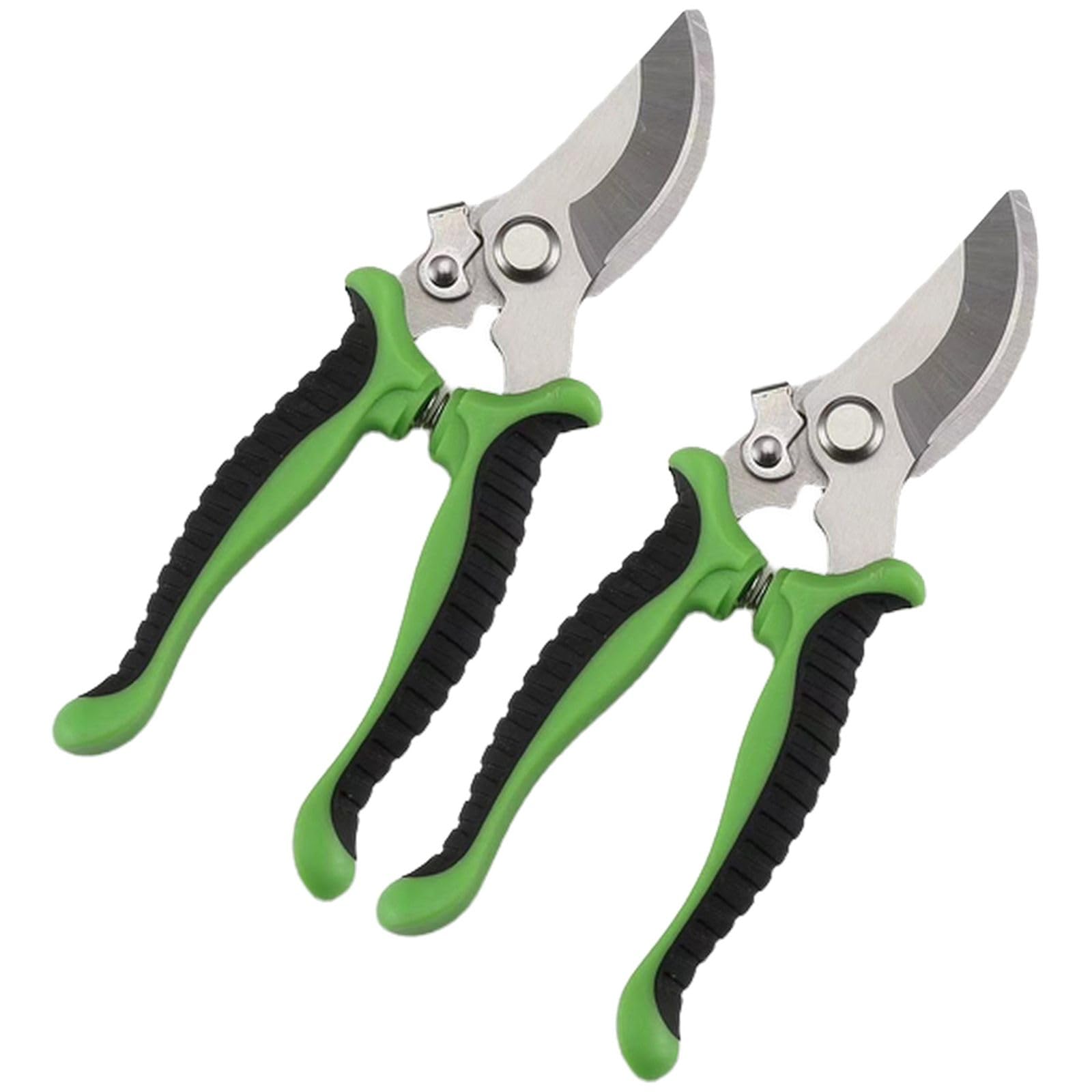 Gardening Shears with Thickened Steel Blades for Home Gardens and Balcony Plants, Ergonomic Anti-Slip Handle for Easy Pruning of Shrubs and Branches (7.48 × 2.28 × 0.47 in)
