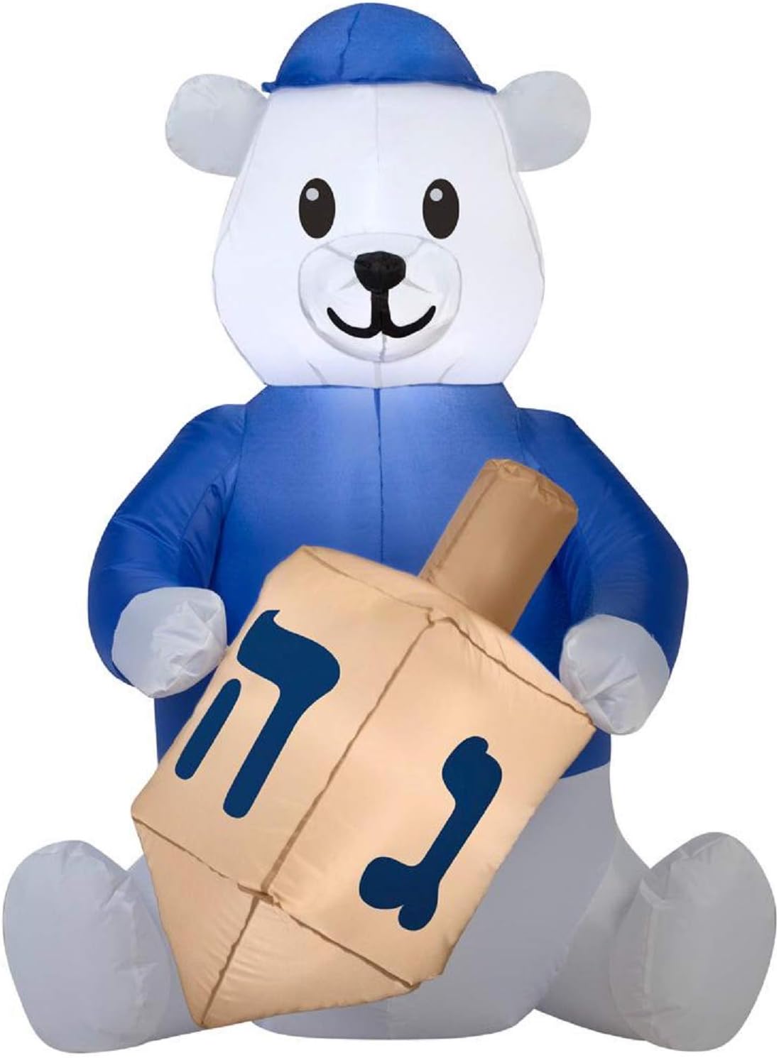 Airblown Inflatable Hanukkah Bear with Dreidel