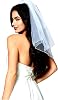 JEWSUN Short 2 Tier wedding Bridal Veil Bachelorette Party Veil Bridal Shower Engagement