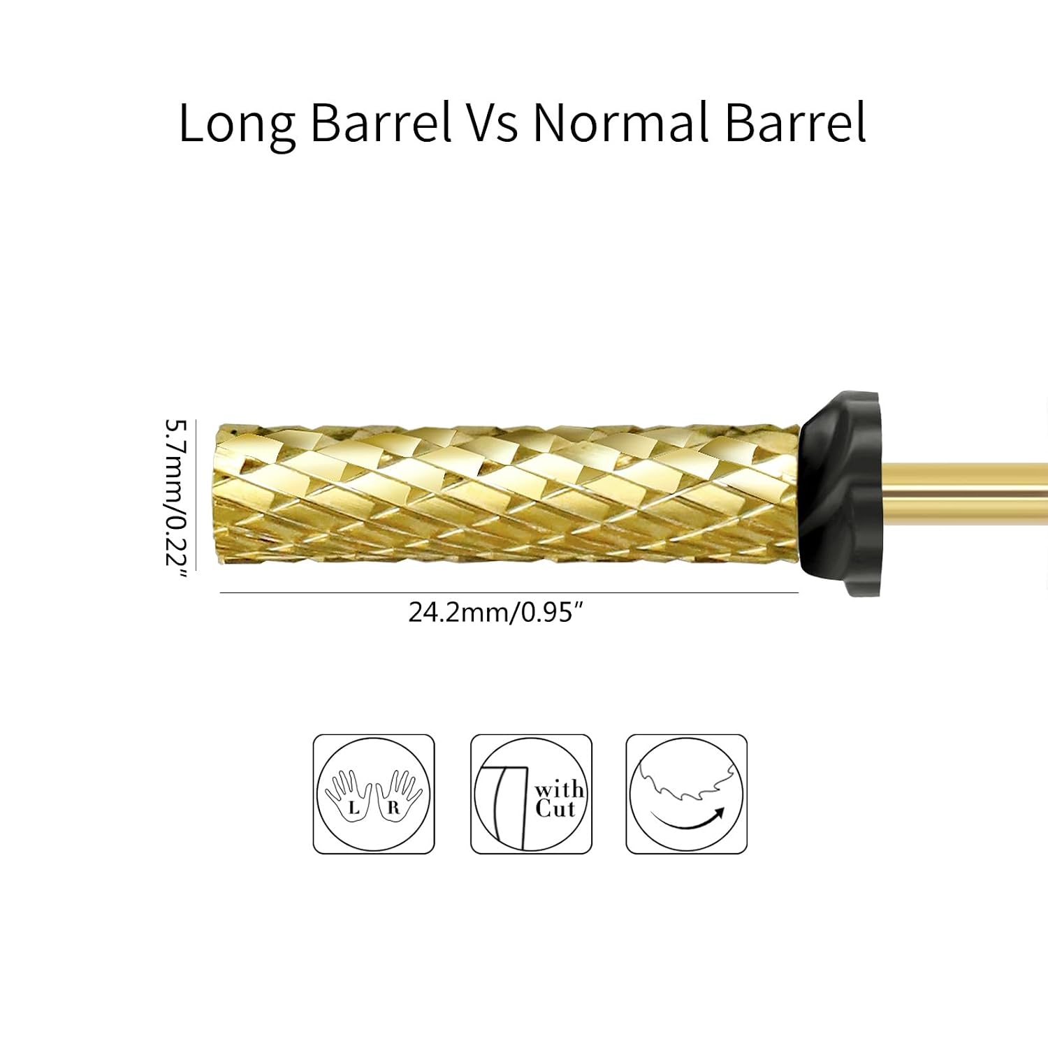 Steel Nail Drill Bit Nail Cuticles Remove Professional Nail Bits For Nail Drill Manicure Pedicure Tools Steel Processing Nails