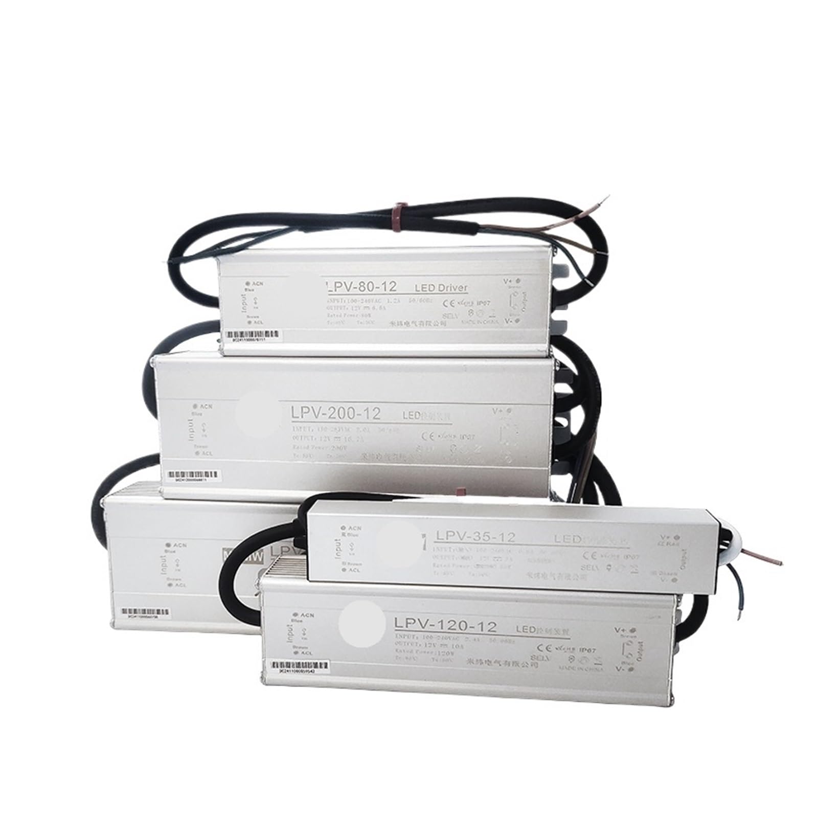 ZCKHNQOP Waterproof Switching Power Supply 200W AC-DC 36V Outdoor Light Box LED Driver Lighting Transformer