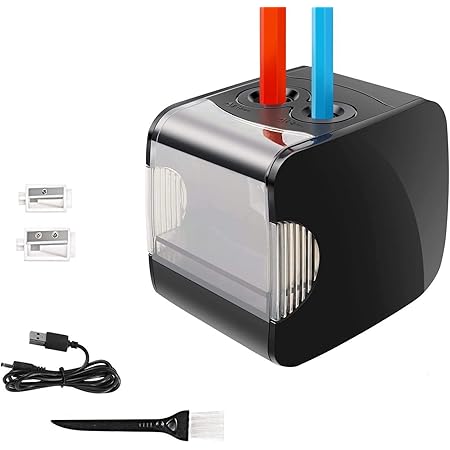 Amazon Breaortion 電動鉛筆削り 電動シャープナー 2穴あり 自動式 電池式 Usb対応 自動オフ 色鉛筆と木製鉛筆専用 直径6 12mm対応可能 替え刃と専用掃除ブラシ付き 子供 学校 事務用 日本語説明書あり 鉛筆削り 文房具 オフィス用品 Amazon Breaortion 電動鉛筆削り 電動シャープナー 2穴あり 自動式 電池式 Usb対応 自動オフ 色鉛筆と木製鉛筆専用 直径6 12mm対応可能 替え刃と専用掃除ブラシ付き 子供 学校 事務用 日本語説明書あり 鉛筆削り 文房具 オフィス用品