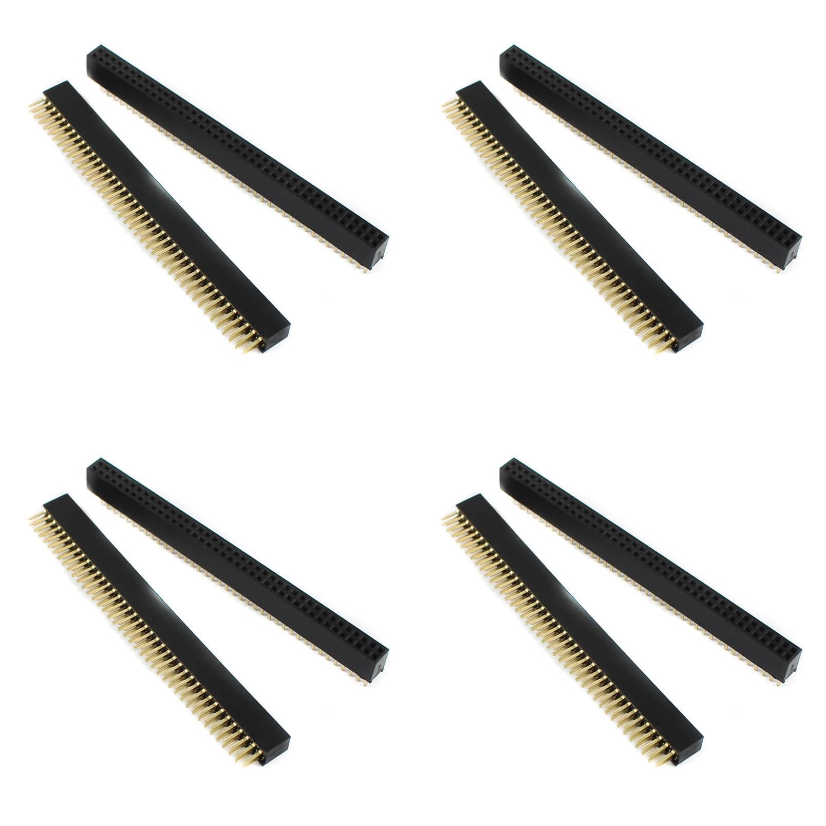 (4 pc) Pro3D Female Header Burg Strip 40X2 Pin-image-21