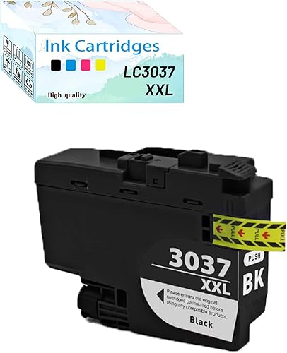 LC3037XXL - Cartuchos de tinta de repuesto para Brother compatible con impresoras MFC J5845DW J5945DW J6545DW J6945DW, 1 negro