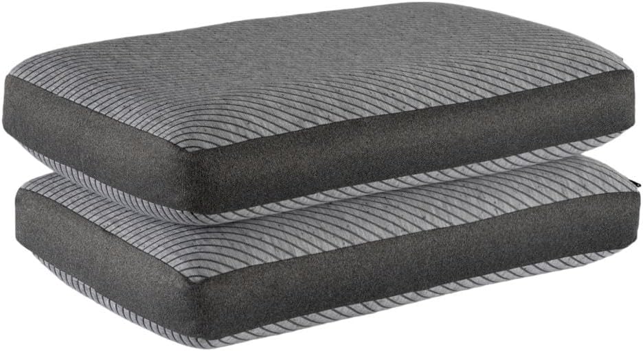 Wakefit Memory Foam Sleeping Pillow - Pack of 2 - Medium Plush Feel - Neck & Shoulder Support - For Back, Side, & Stomach Sleepers - Home, Hotel, & Spa Essentials