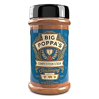 Vista 8 de Big Poppa’s Cash Cow Roce de Ternera – Condimento de Barbacoa Campeón para Pechuga, Hamburguesas y Ribeye – Sabor Equilibrado de Ternera con Sal