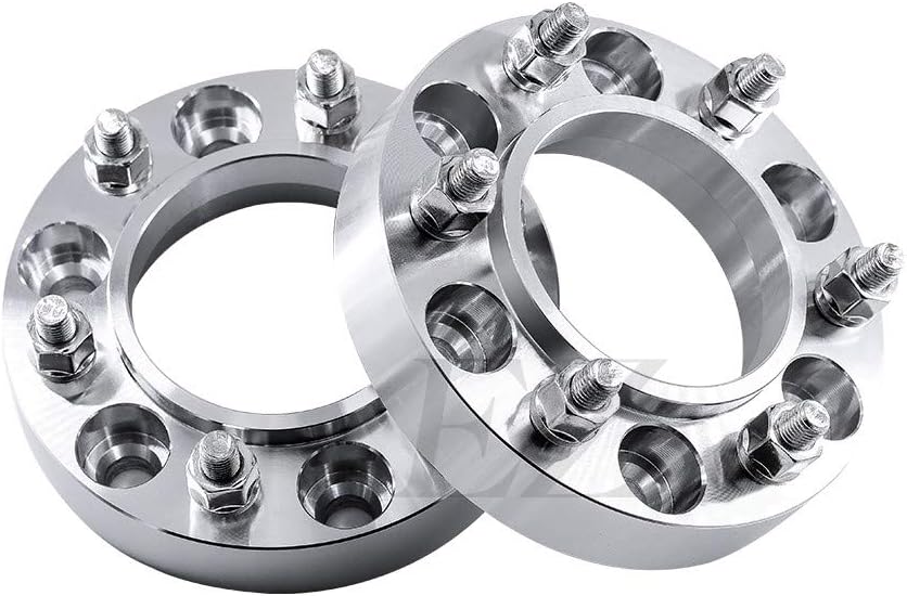 ezaccessory 2 Hub Centric Wheel Adapters Spacers 6x5 to 6x5 | 6x127 to 6x127 Thickness 1.5 Inch Compatible with Trailblazer Envoy