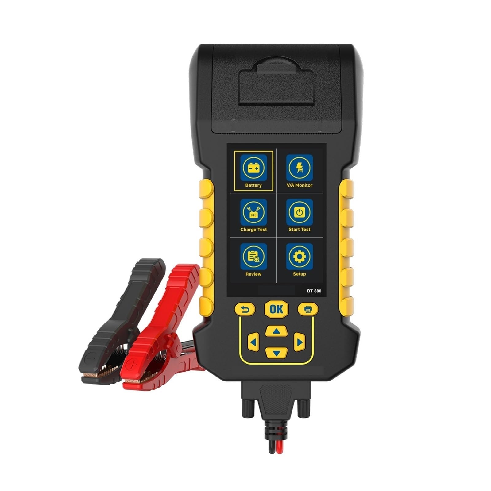 Tester per batterie, BT880 Analizzatore digitale capacità batteria | Offre analisi della capacità; ideale per manutenzione e diagnostica delle batterie.