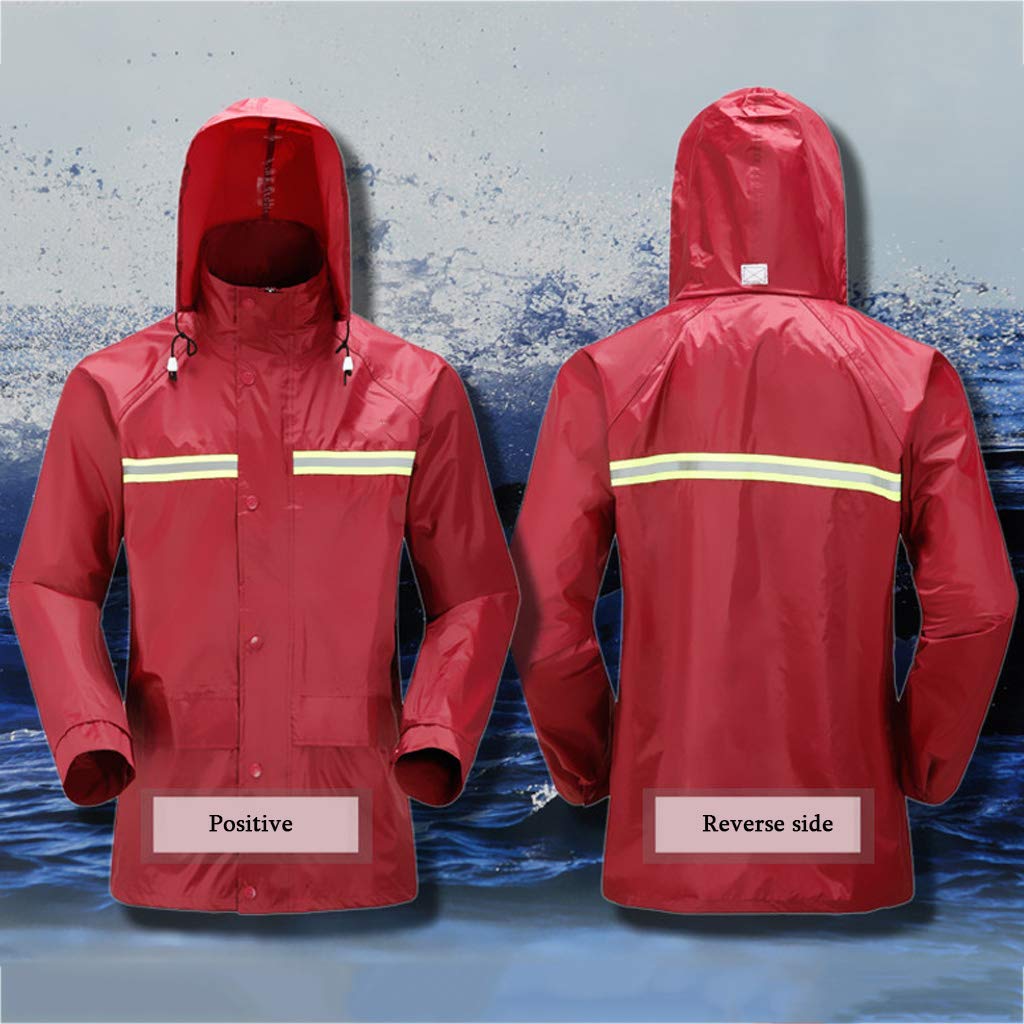 Impermeable Unisex Impermeable Ciclismo Impermeable Chaqueta de Ciclismo Chaquetas de protección Poncho de Lluvia Ultraligero Transpirable Reutilizable