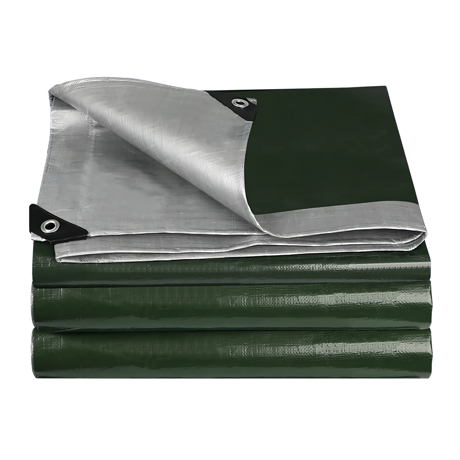 Tarpaulin Heavy Duty Builders Waterproof Ground Sheet Cover,140g/m² Multi-Purpose Tarpaulin Cover Backyard Terrace Cover UV Resistant Protecting Car,Wood,Boat,Garden,Camping,Outdoor,5x8m