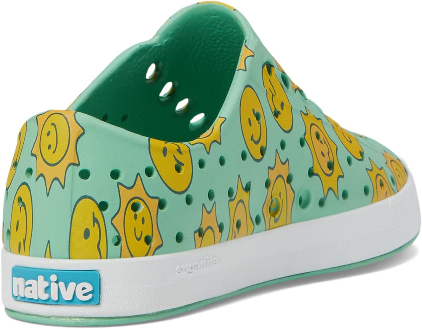 Native Shoes Jefferson Water Shoe, Crayon Yellow/Shell White/Gradient Block, 10