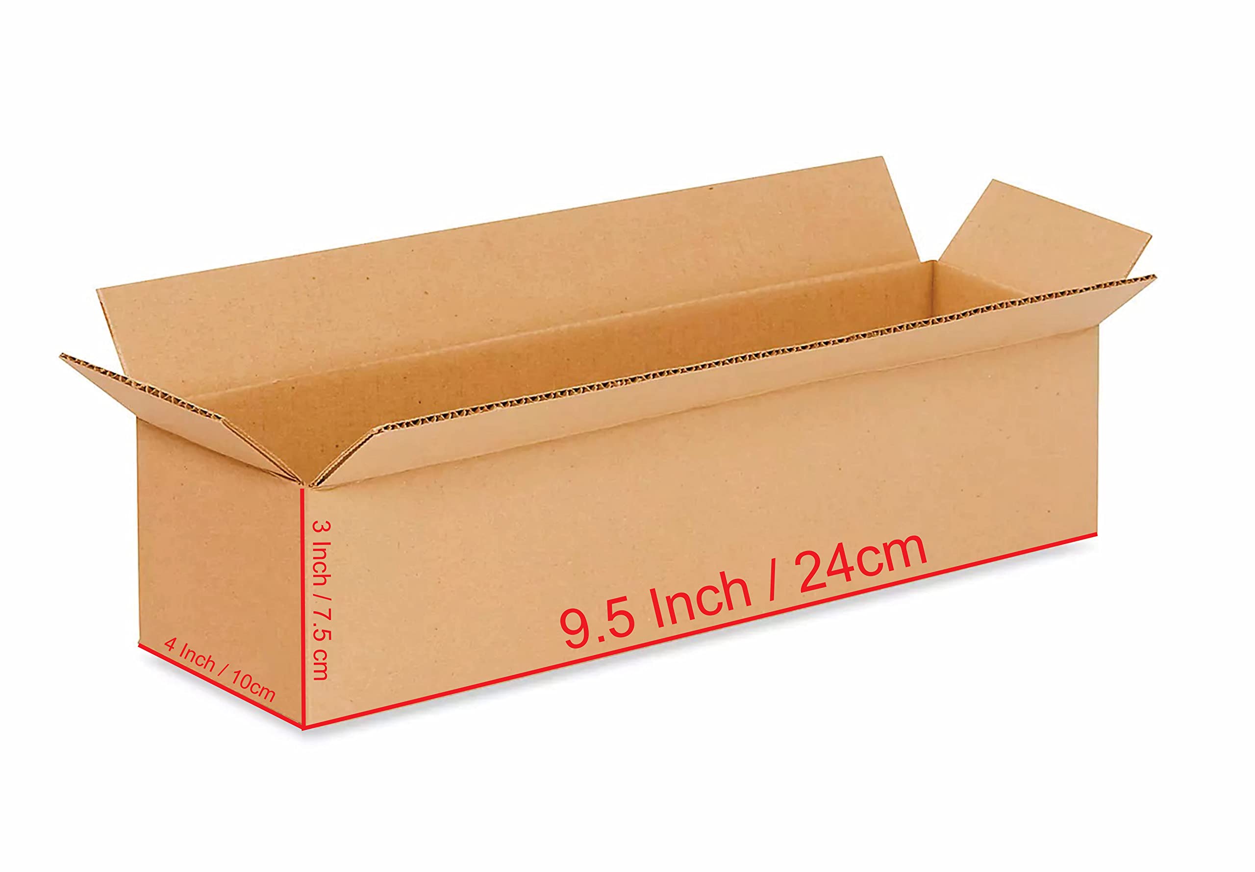 Bleus Packaging 3 Ply Corrugated 9.5x4x3 Inches, Length 9.5 Inch - Width 4 Inch - Height 3 Inch, Cardboard Box For Packing Shipping Courier Box, Very Hard In Strength (9.5x4x3 Inches, 75) (B0C1TMM6GJ) Amazon Price History, Amazon Price Tracker