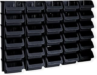 Hünersdorff 30 caixas empilháveis, tamanho 1, de polipropileno irrompível, recicladas, ideais para sistemas de organizaç...