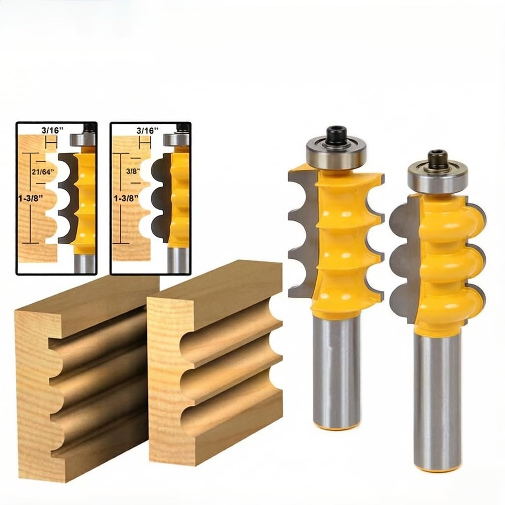 Fresa Para Tupia Perfil Decorativo 1 2 Polegada Carboneto Microgrãos Design Anti