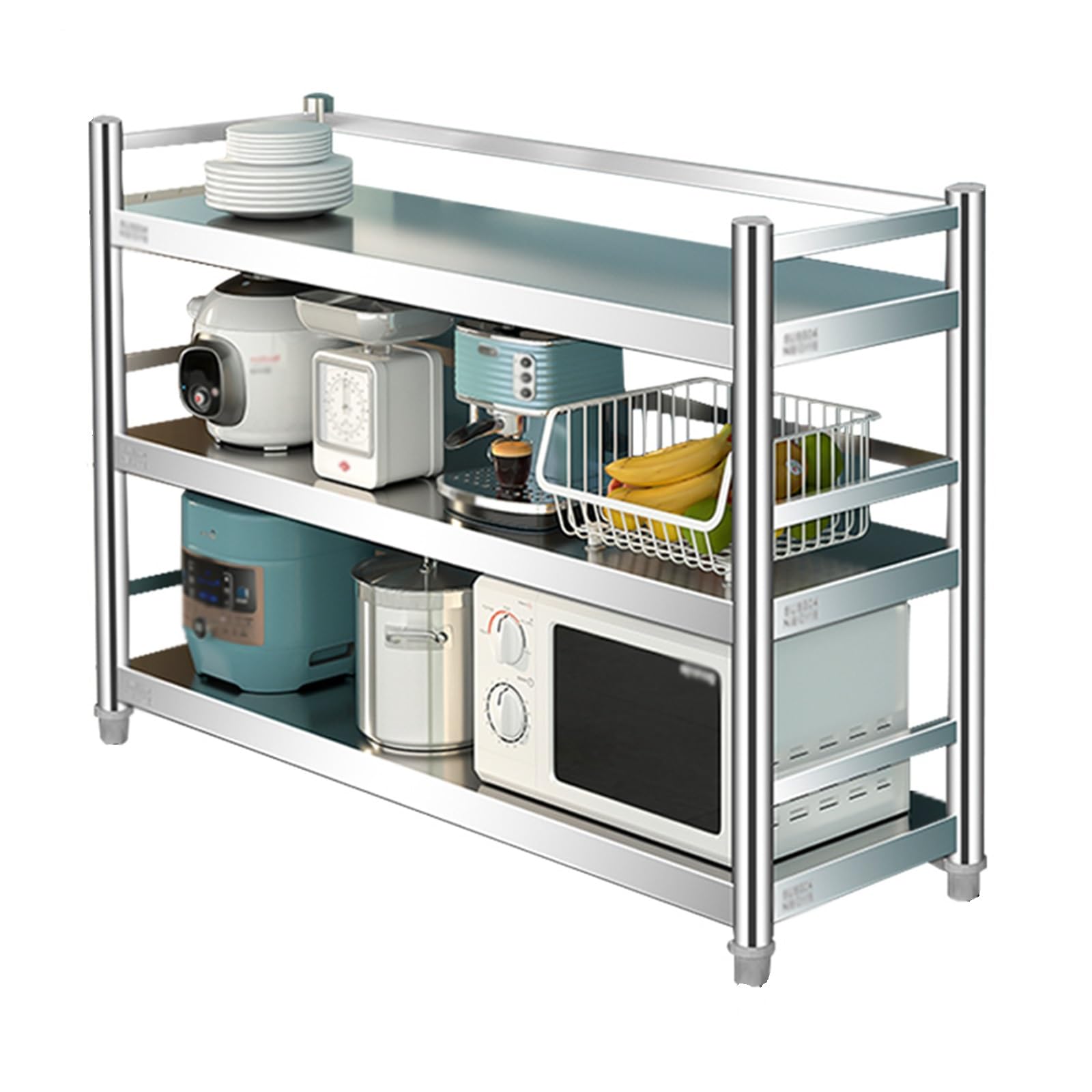 Estante de acero inoxidable 304 para solucionar la falta de espacio en cocina