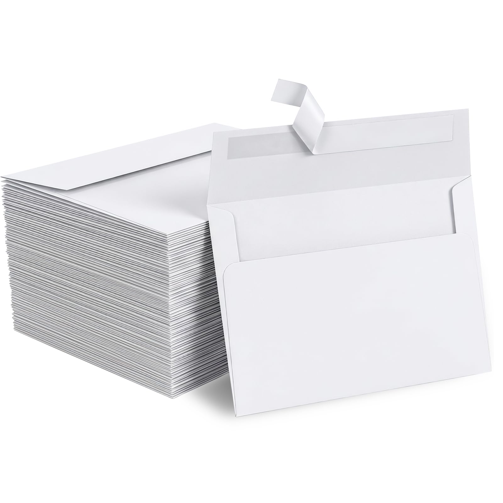 Goefun A4 White Envelopes Self Seal 1000 PCS, 120 GSM 4.25 x 6.25 Printable Greeting Card Envelopes for 4x6 Cards, Photos, Invitations, Weddings, Graduation, Birthday — image 1