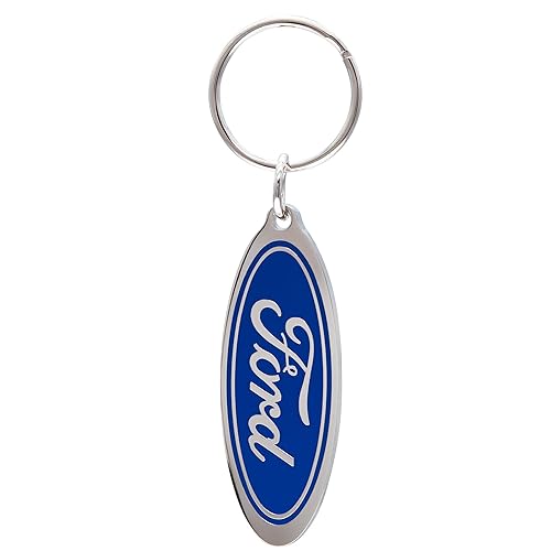 004191R01 Ford Oval Logo Enamel Keychain