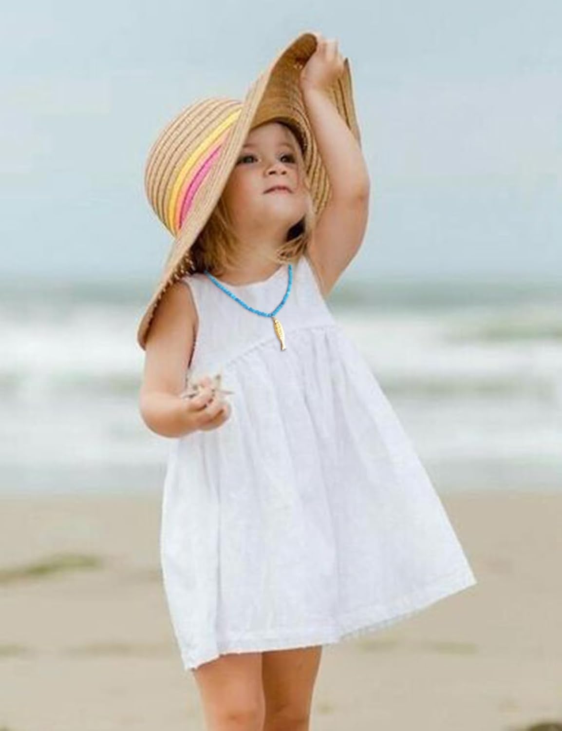 Dainty Gold Fish Pendant Necklace for Women, Waterproof Boho Beach Jewelry, Summer Ocean Charm Necklaces Gift for Her - Image 3