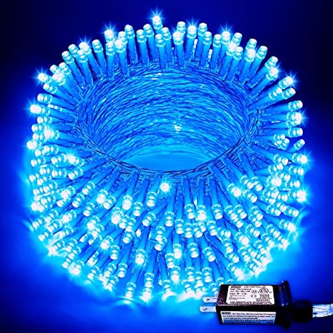 JMEXSUSS 200 LED String Lights Indoor Outdoor Clear Wire, Connectable Warm White Christmas Lights for Bedroom, 66 Ft Twinkle Fairy Classroom Light Plug in for Home Wedding Tree Yard Patio Decor