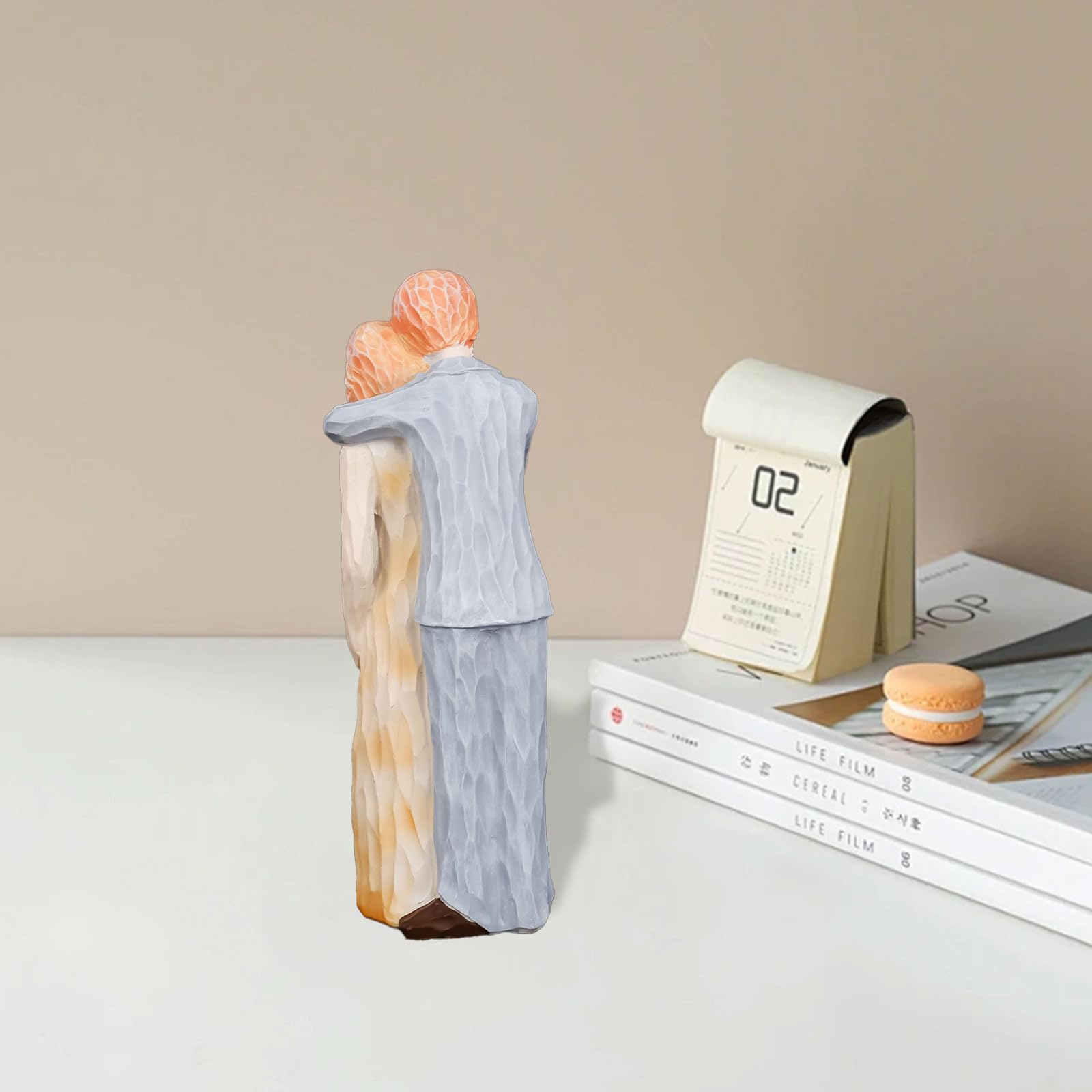 XTDMJ Anniversary Present Gifts for Couple 20th 30th 40th 50th 60th for Her Him Anniversary Wedding Gifts for Parents Anniversary Figurine Couple Sculpture Figure - Image 4