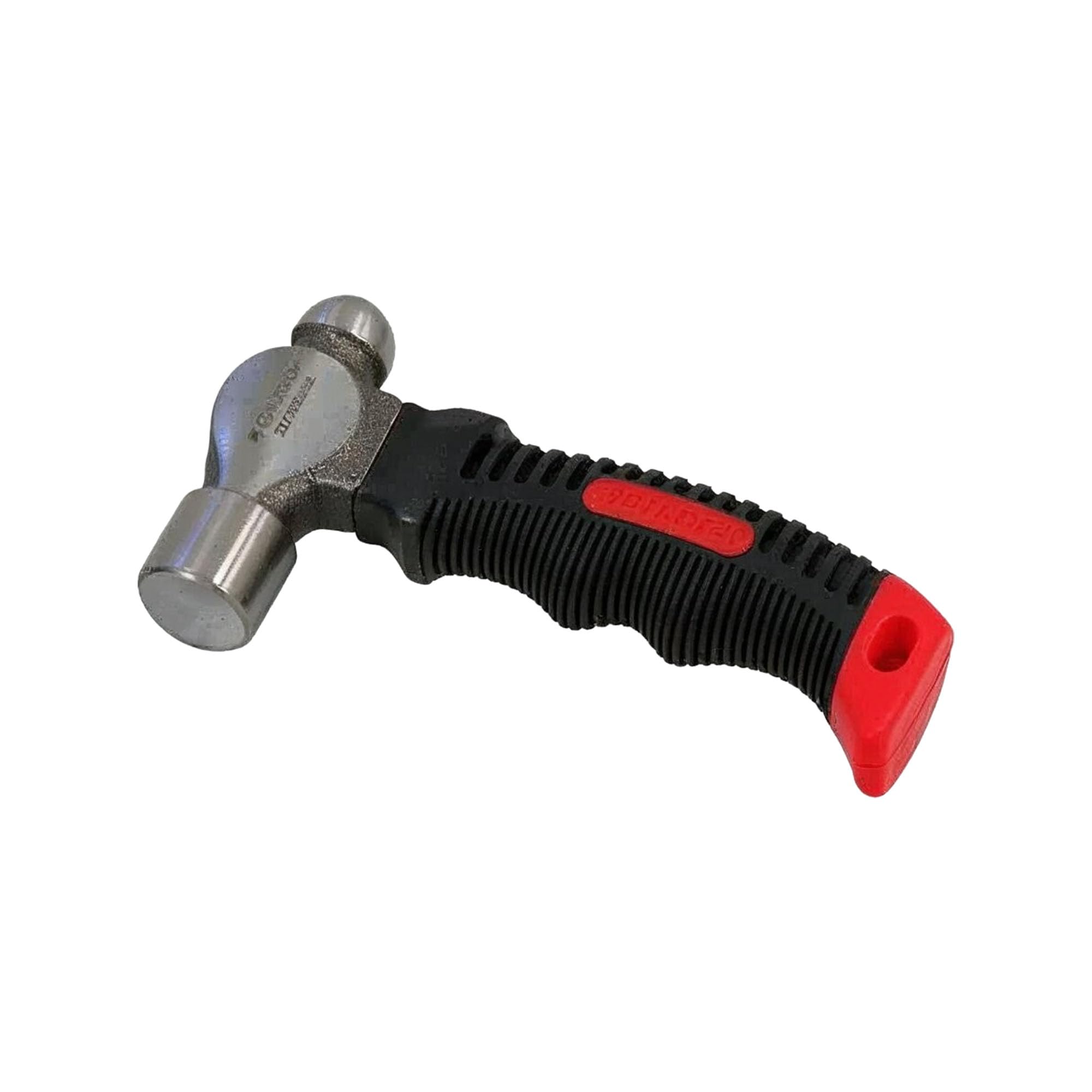 Neilsen 8oz Stubby Round Ball Pein Hammer Rubber Grip Engineers Machinists