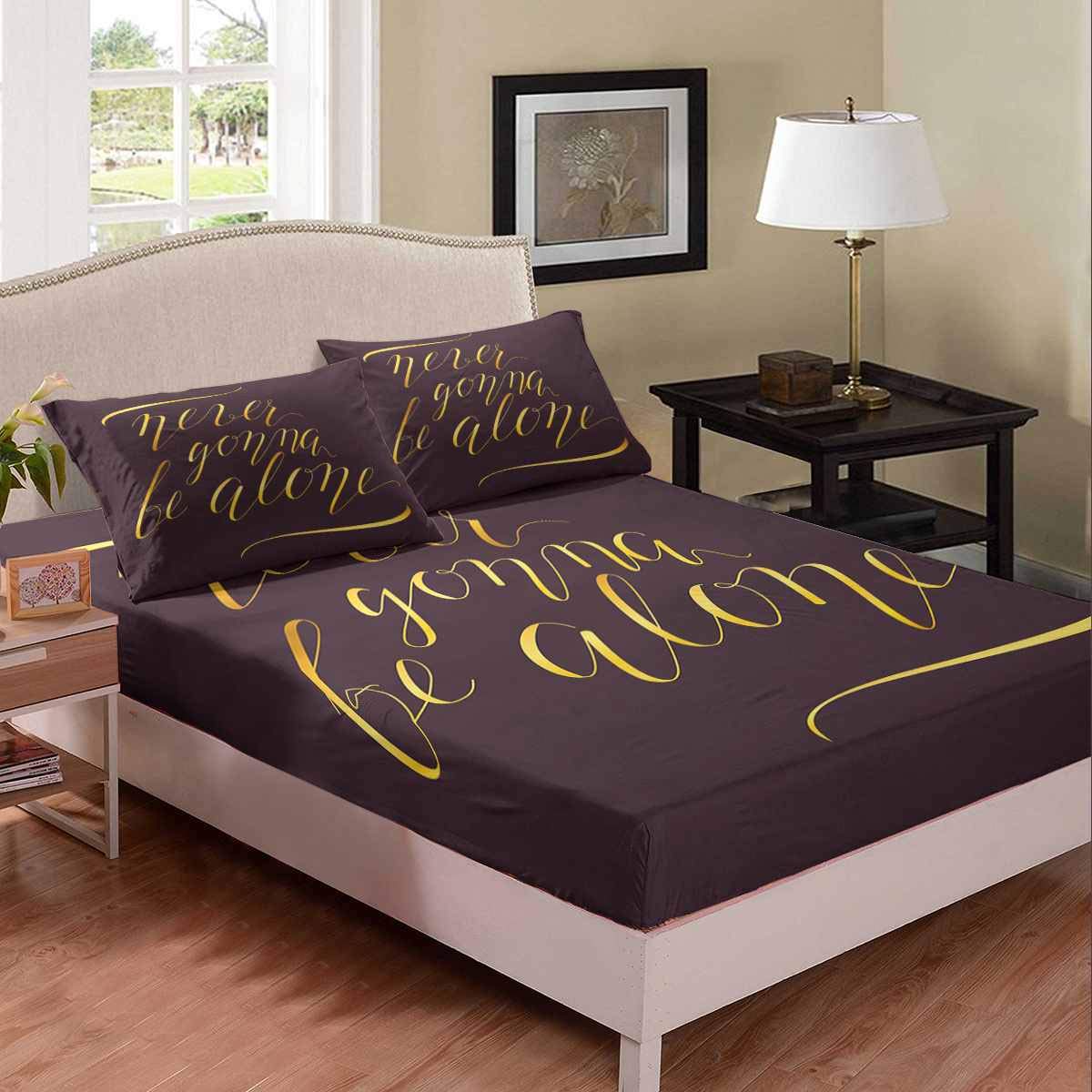 Set Lenzuola Bambini Alfabeto Educativo - 4 Pezzi, Microfibra, Tasca Profonda, Colorato - Foto 10