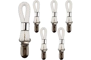 Woven Cotton Towel Clips with Metal Clamp