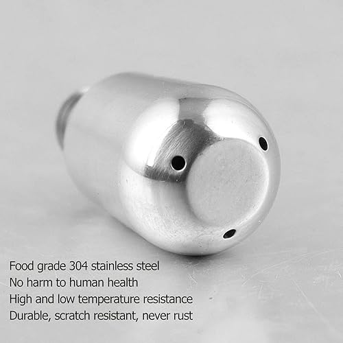 Miniatura 7 de Fdit Boquilla de vapor para cafetera, 3 agujeros punta 304 acero inoxidable máquina de espresso accesorios para CRM3605