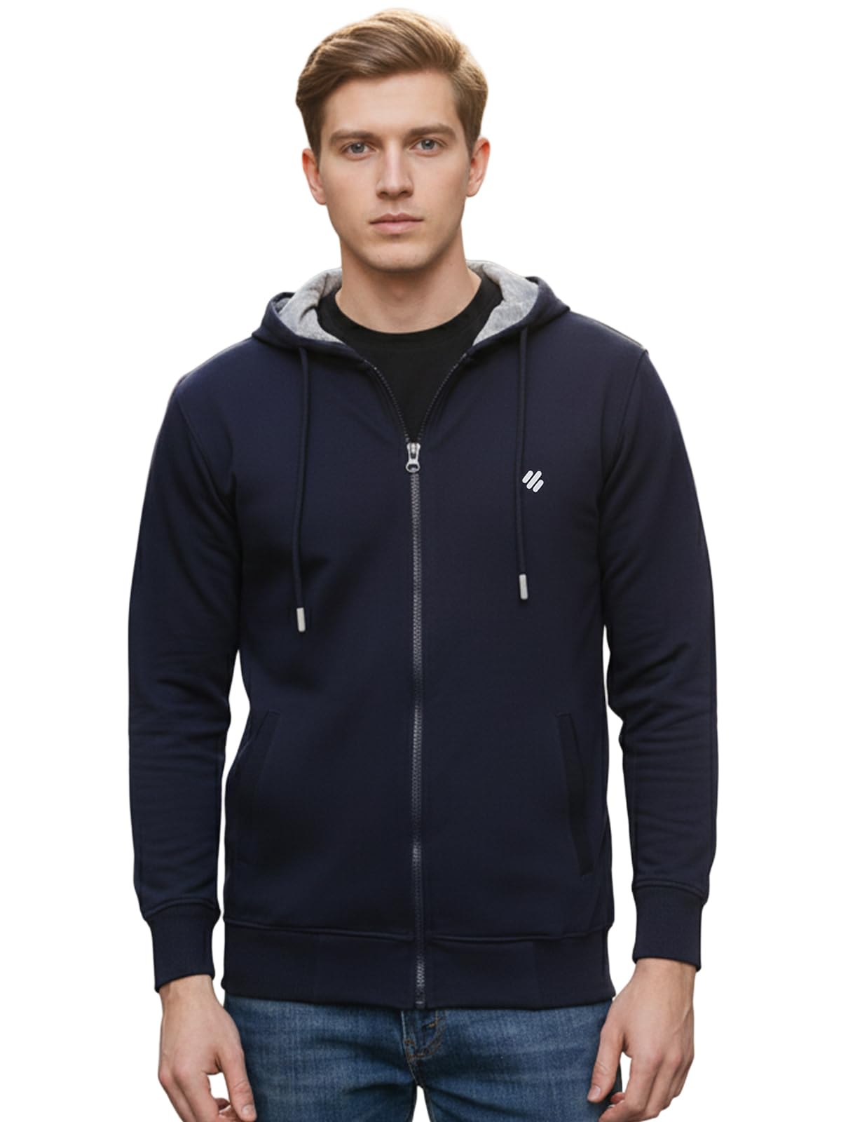 onn Sweatshirt for Man Zipper Hoodies Jackets for Men Stylish Latest Hoodies Man Winter Wear Pullover Casual Sweat Shirt Travel Office Outdoor Super Soft Cotton with Pockets Full Zipper| Style 9005-picture-25