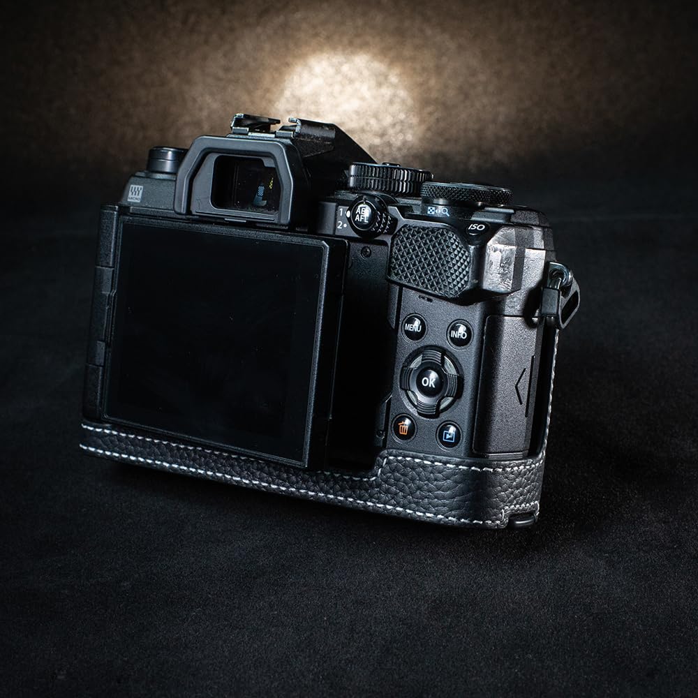 Amazon.co.jp: Olympus OM-D E-M5 Mark III専用手作り本革 レトロ