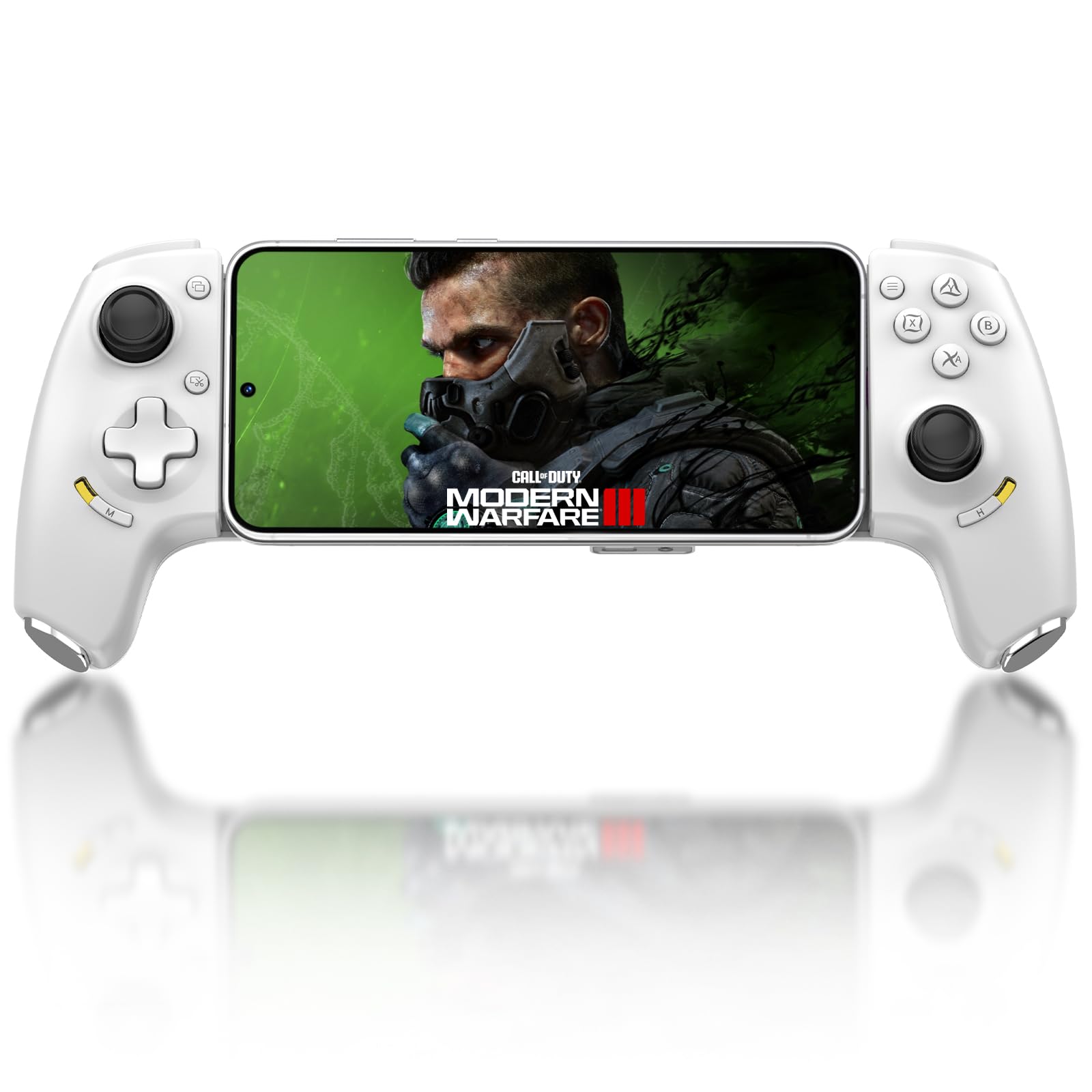 Joso Controller per iPhone 15/16 e Android (USB-C), controller di gioco remoto per console PS5/PS4/Xbox, Joysticks Effetto Hall, 2 pulsanti mappabili, jack audio da 3,5 mm