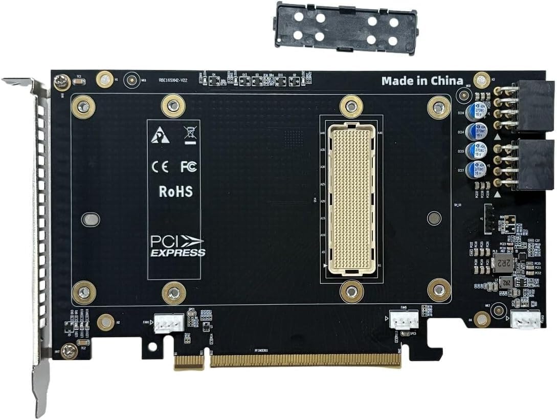 Graphics Card SXM2 to PCIE Adapter Board Supports Nwidia Tsela P100 V100 16GB 32GB with Bracket-image-42
