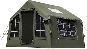Amazon.co.jp: GOTENTIFY インフレータブルテント エアー アーミー