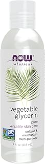 NOW Solutions, Vegetable Glycerin, 100% Pure, Versatile Skin Care, Softening and Moisturizing, 4-Ounce