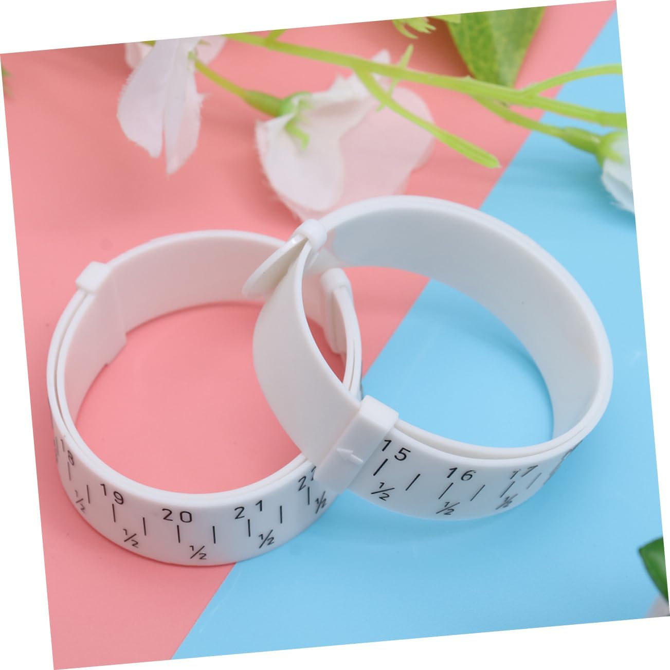 TEHAUX 12pcs Bracelet Measuring Tool Accurate Bangle for Jewelry Wrist Measurement and Easy to Use for Finding The Right Bracelet Fit