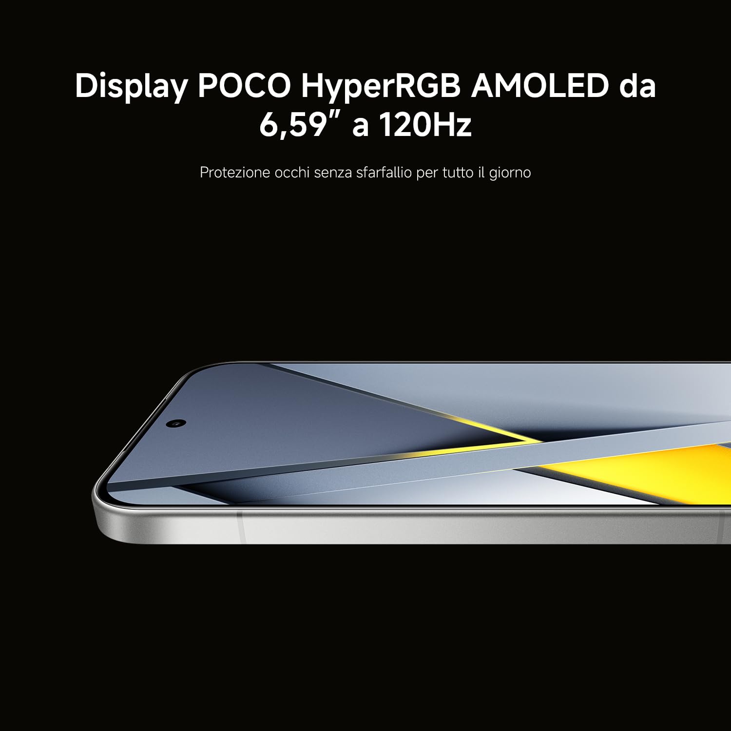 Xiaomi POCO F8 Pro, Smartphone 12+256 GB, Display AMOLED 6,59" 120Hz, Tripla Fotocamera 50MP Teleobiettivo 60mm, Audio Sound by Bose, Batteria 6210mAh, Titanium, Garanzia 2 anni, Caricatore escluso