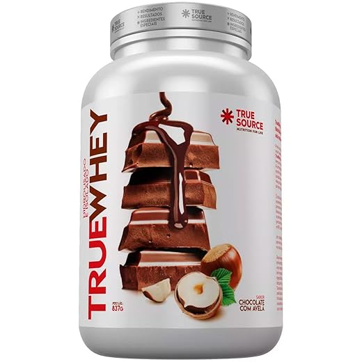 True Whey (837g) - Hidrolisado e Isolado - Sabor Chocolate c/ Avelã, True Source