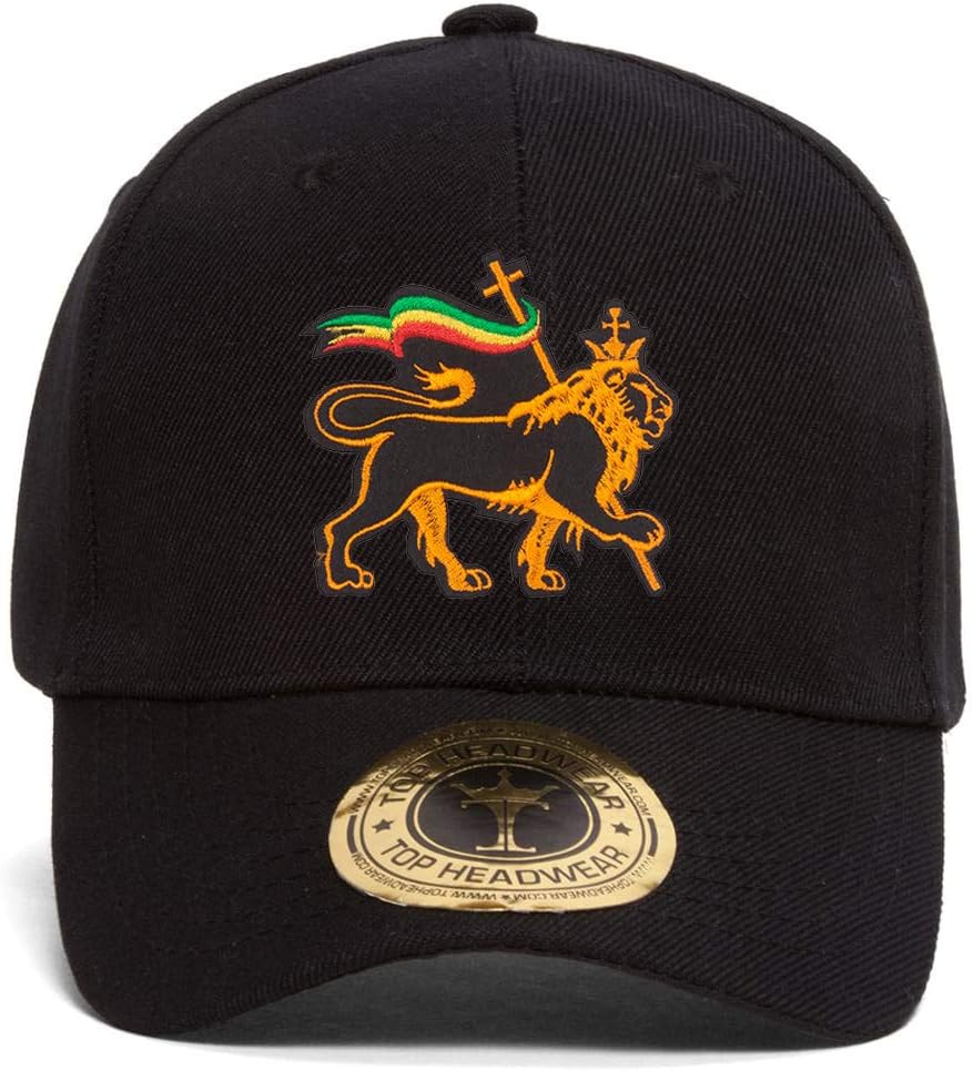 Rasta Lion of Judah Adjustable Baseball Hat