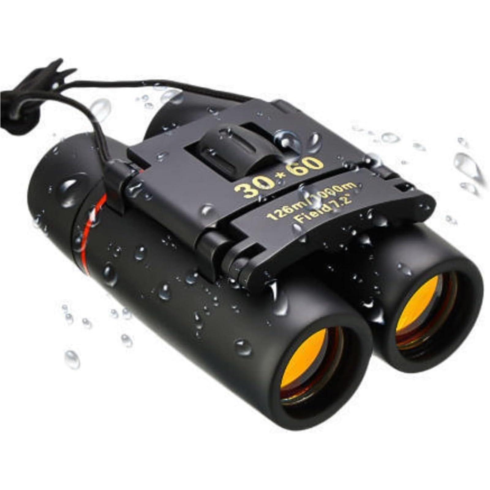 30x60 Binoculars Very Powerful Lens Telescope HD High Times Long Range for Travel Adjustable Zooming Portable Binocular Stargazing Hunting Concerts Sports