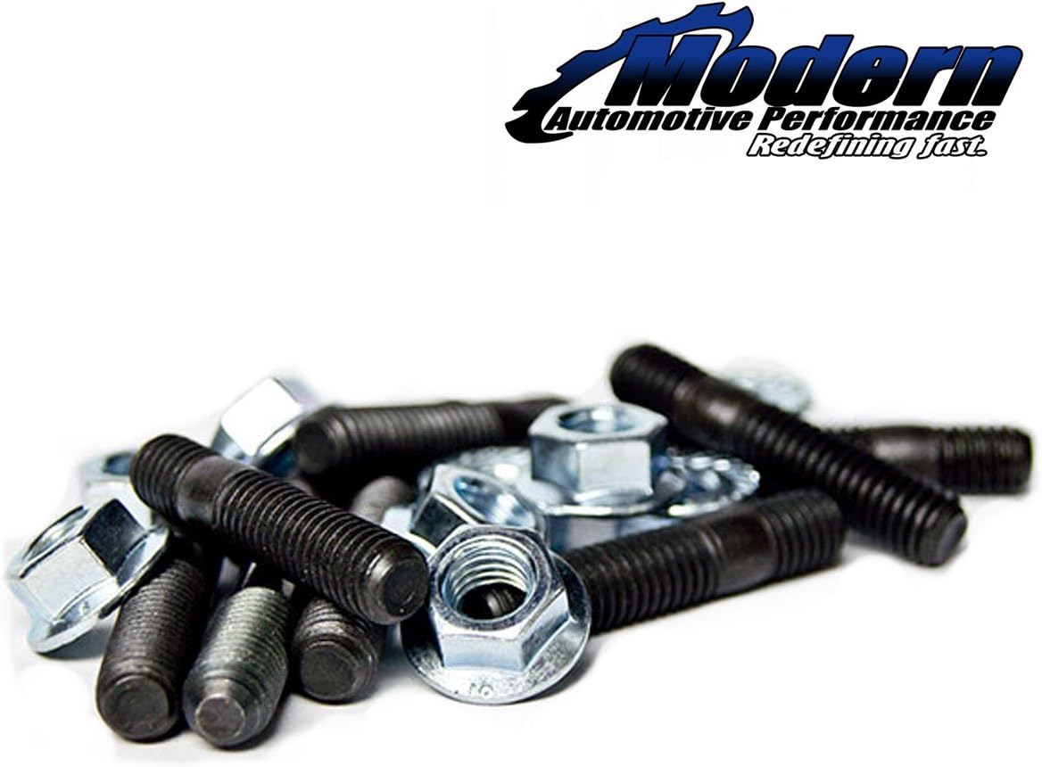 MAPerformance Stud and Nut Kit Replaces OEM Hardware from Exhaust Manifold Cylinder Head Compatible with 6 Bolt DSM Mitsubishi Eclipse/Eagle Talon