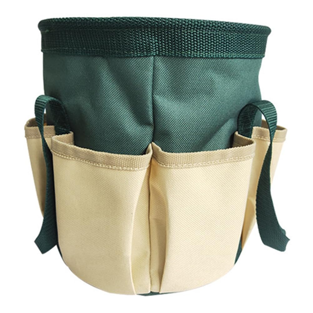 Jnchdghwa As Shown For Garden For Tools Bucket Bag-Multiple Pockets Oxford Cloth Tote For Tool Storage