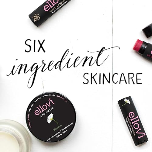 Miniatura 4 de Bálsamo labial natural para labios  Blossom  Lo suficientemente puro como para comer  Hecho con solo 6 ingredientes veganos  Cuidado de labios